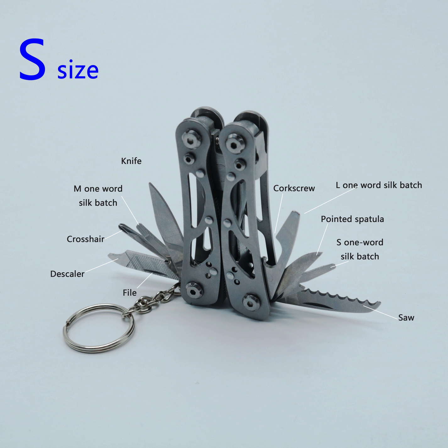 Outdoor multifunctional tool Knife pliers Stainless steel portable folding pocket pliers Home emergency repair tools