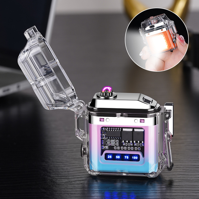 Rechargeable Transparent Arc Lighter