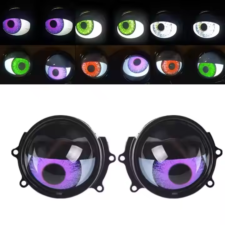 3D.Devil's eye LED headlights