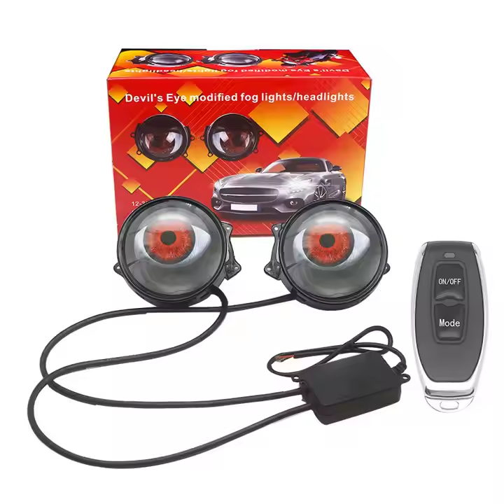 3D.Devil's eye LED headlights