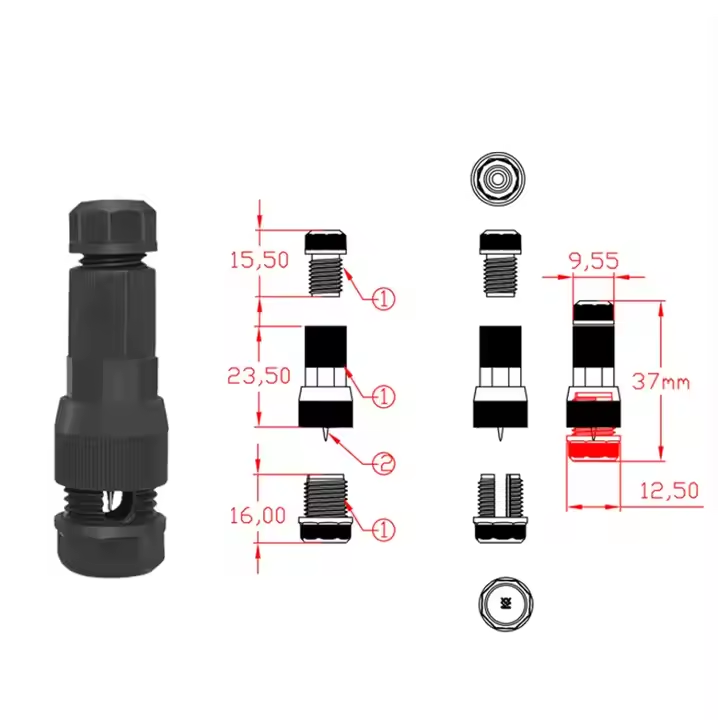 T-type no-strip quick connectors