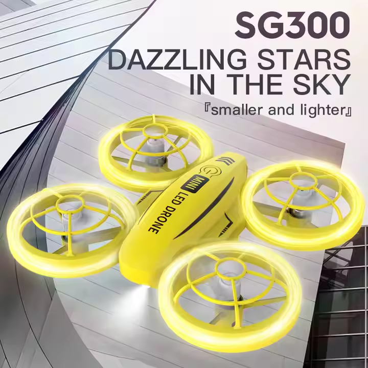 SG300 new quadcopter drone tumbling RC airplane with LED cool lights