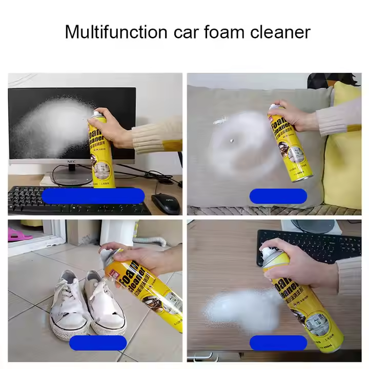 Multi-Purpose Foam Cleaning Spray for Stain Removal on Automotive Upholstery and Seat Leather.2pc