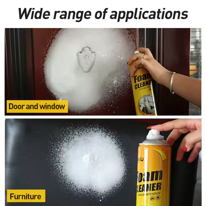 Multi-Purpose Foam Cleaning Spray for Stain Removal on Automotive Upholstery and Seat Leather.2pc