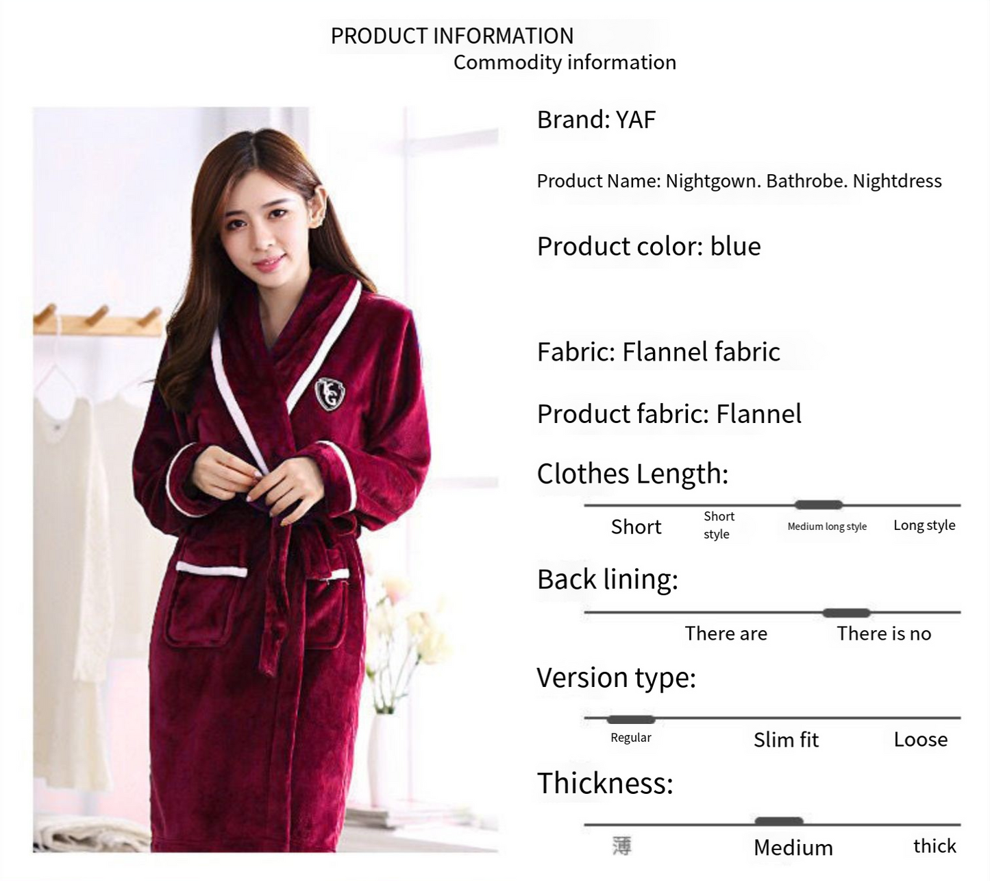 Facecloth robe couple suit winter padded thickening