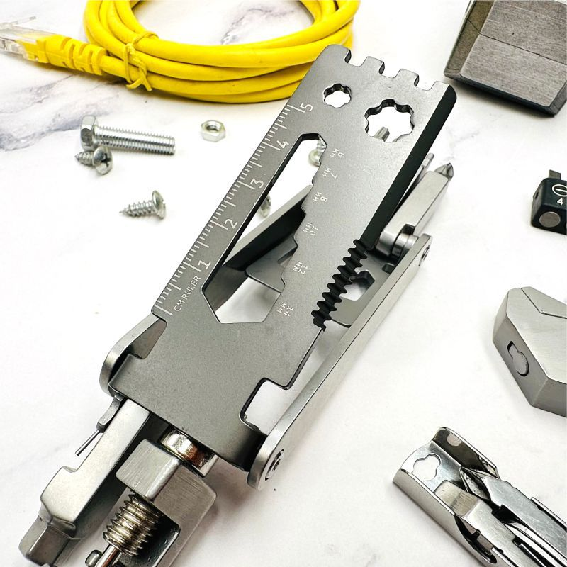 17-in-1 Stainless Steel Portable Folding Multi-Tool