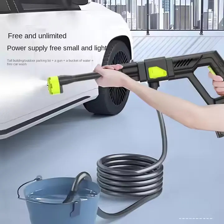 One Batteries Optional Portable Pressure Washer Pump Car Wash Cordless Portable High Pressure Spray Water Gu