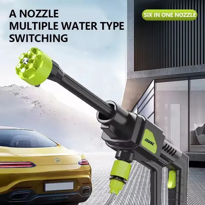 One Batteries Optional Portable Pressure Washer Pump Car Wash Cordless Portable High Pressure Spray Water Gu